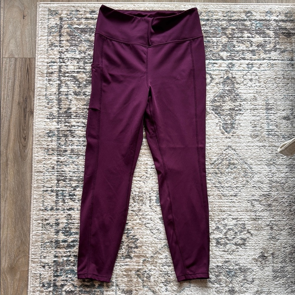 H&M Purple High-Waisted Leggings
